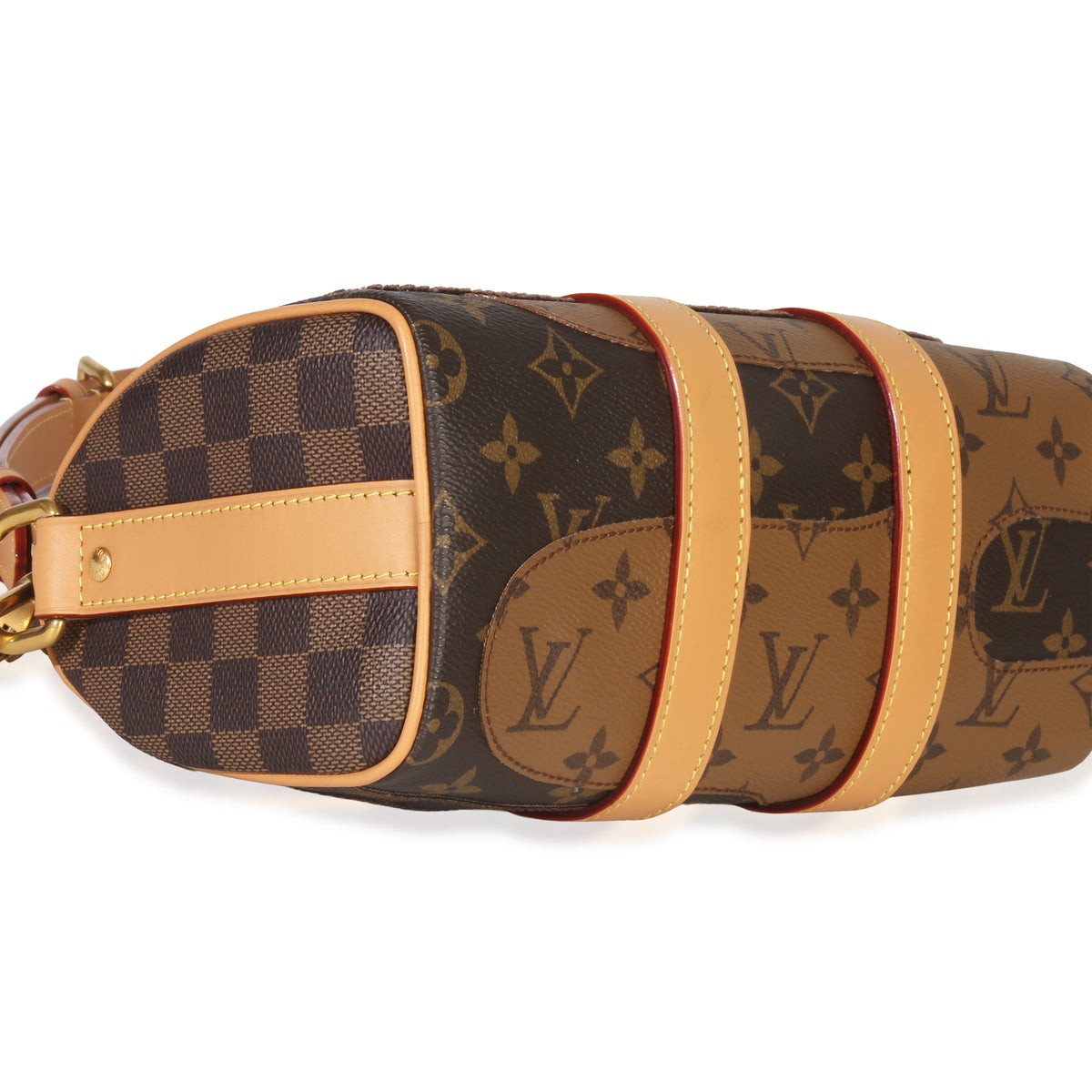 Louis Vuitton Monogram Canvas Landscape Keepall Bandouliere 25 Handbag clasp