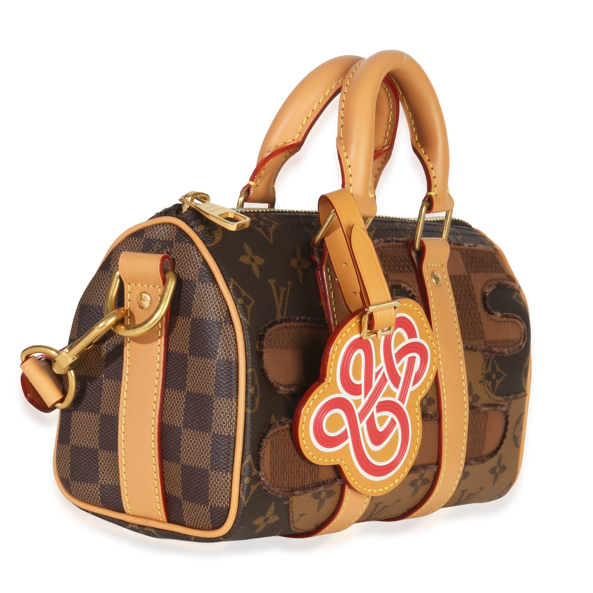 Louis Vuitton Monogram Canvas Landscape Keepall Bandouliere 25 Handbag pv