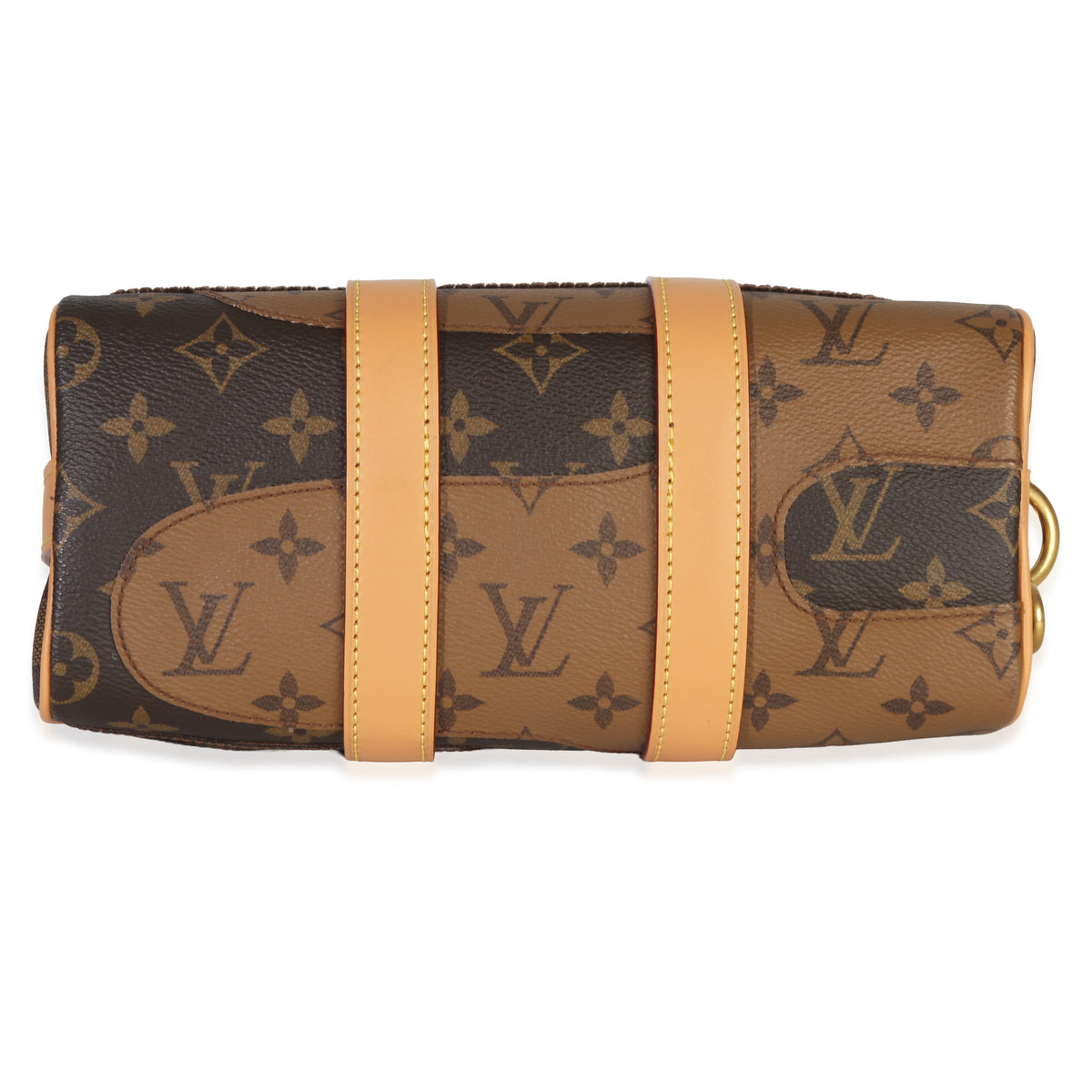 Louis Vuitton Monogram Canvas Landscape Keepall Bandouliere 25 Handbag stamp