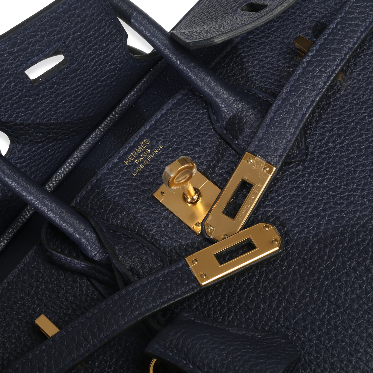 Hermès Bleu Nuit Togo Birkin 25 GHW Handbag ad2