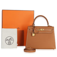 Hermès Gold Epsom Sellier Kelly 25 GHW Handbag ad1