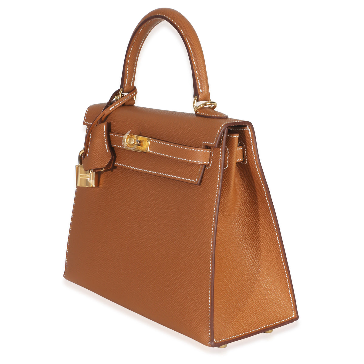 Hermès Gold Epsom Sellier Kelly 25 GHW Handbag pv
