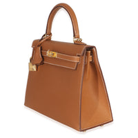 Hermès Gold Epsom Sellier Kelly 25 GHW Handbag pv