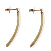 Tiffany & Co. Yellow Gold  Tiffany T Bar Earrings pv