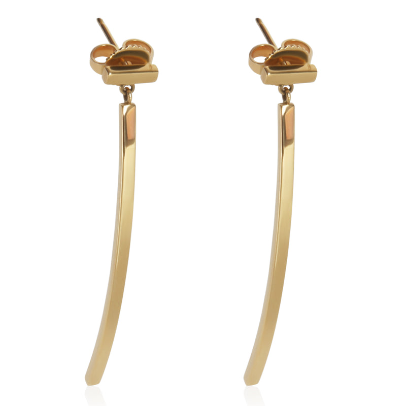 Tiffany & Co. Yellow Gold  Tiffany T Bar Earrings fv