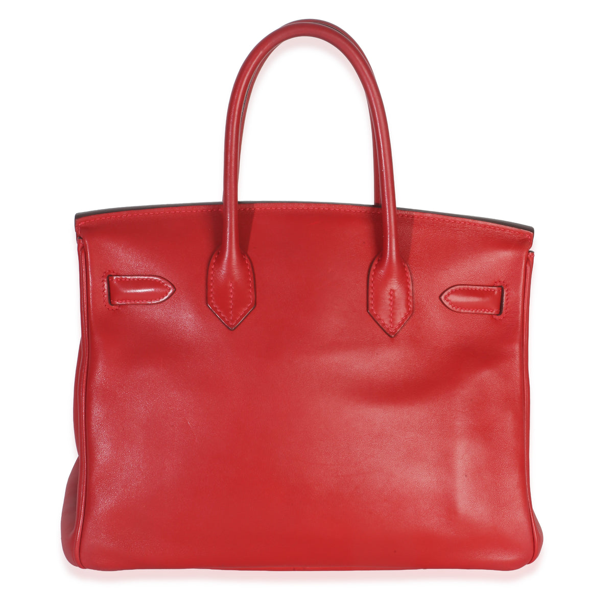 Hermès Rouge Casaque Swift Birkin 30 PHW Handbag bv