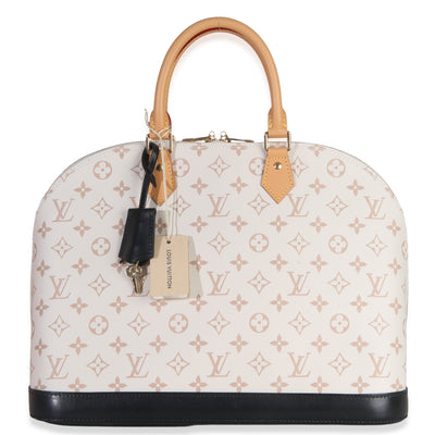 Louis Vuitton Dune Monogram Canvas Alma GM Handbag fv