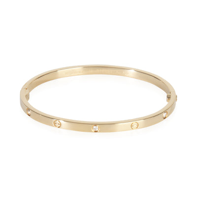Cartier Yellow Gold Diamond Small Model Love Bracelet fv