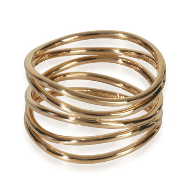 Tiffany & Co. Yellow Gold  Elsa Peretti Wave Ring fv