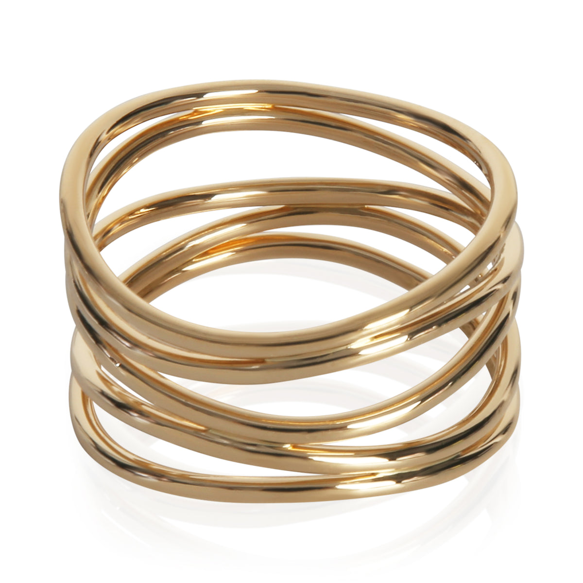 Tiffany & Co. Yellow Gold  Elsa Peretti Wave Ring sv
