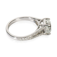 Tiffany & Co. 1.80ct Cut Cornered Mixed Cut Diamond Lucida Engagement Ring pv