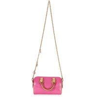 Louis Vuitton Louis Vuittion Valentine Pink Monogram Vernis Nano Speedy Bandouliere NM Handbag ad1