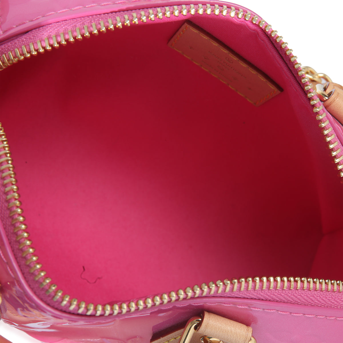 Louis Vuitton Louis Vuittion Valentine Pink Monogram Vernis Nano Speedy Bandouliere NM Handbag ad2