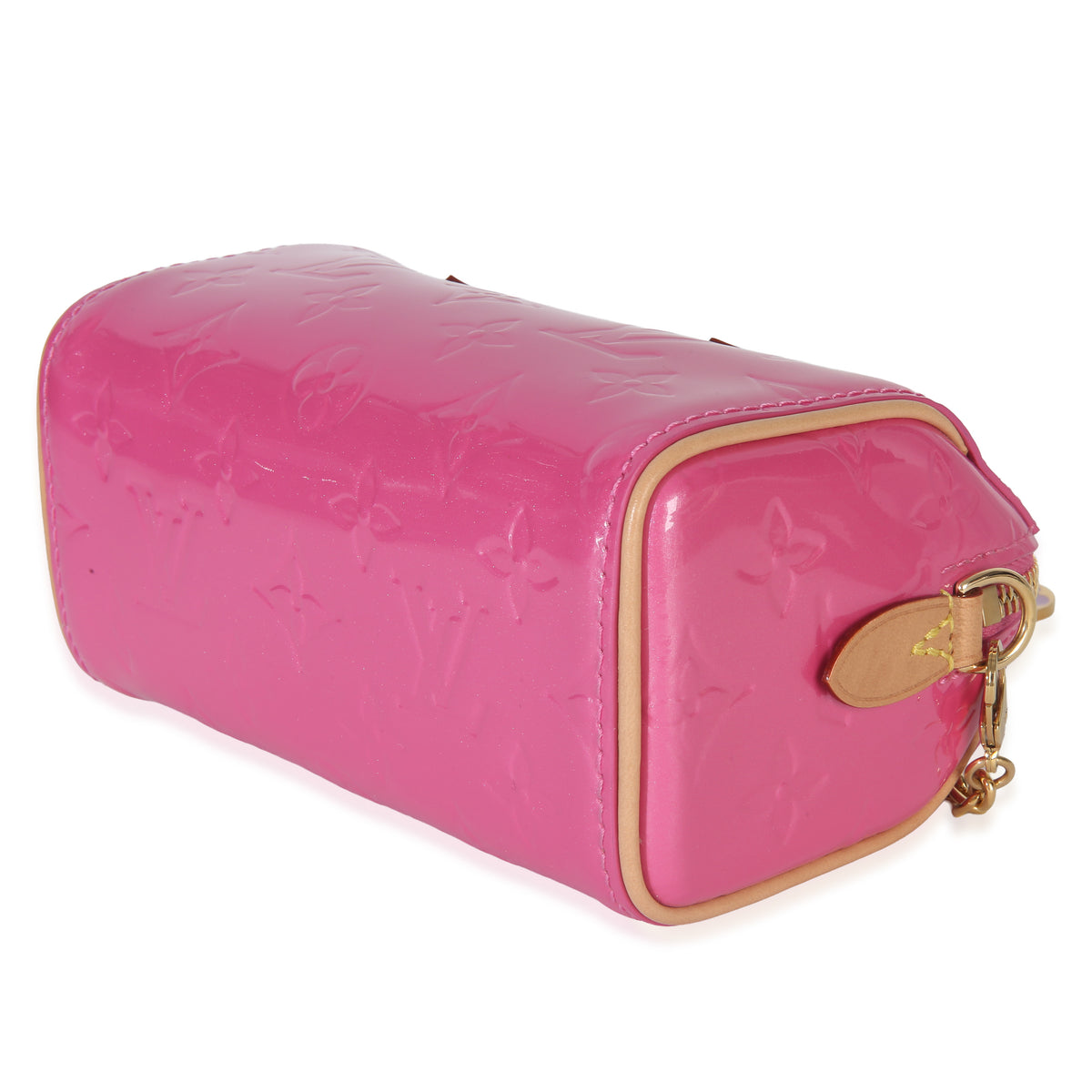Louis Vuitton Louis Vuittion Valentine Pink Monogram Vernis Nano Speedy Bandouliere NM Handbag box