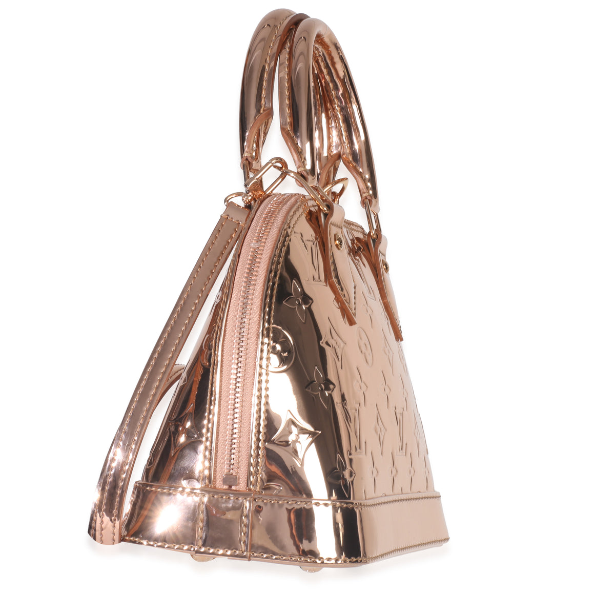 Louis Vuitton Copper Monogram Miroir Alma BB Handbag ad1