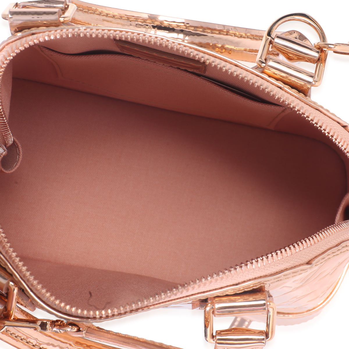Louis Vuitton Copper Monogram Miroir Alma BB Handbag ad2