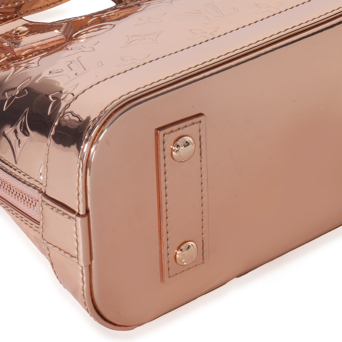 Louis Vuitton Copper Monogram Miroir Alma BB Handbag box