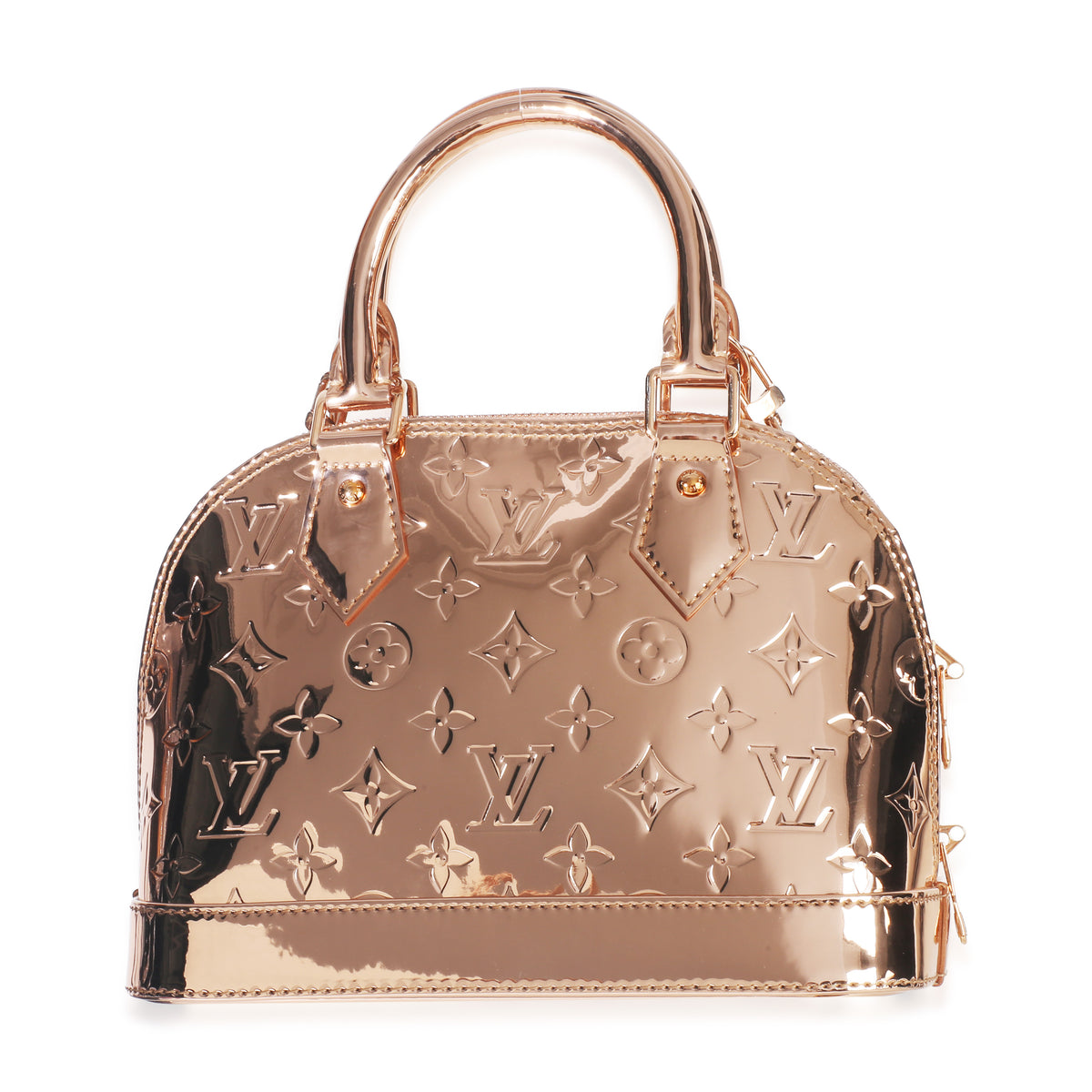 Louis Vuitton Copper Monogram Miroir Alma BB Handbag bv