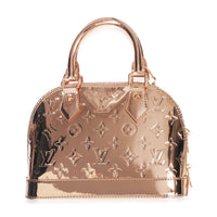 Louis Vuitton Copper Monogram Miroir Alma BB Handbag bv
