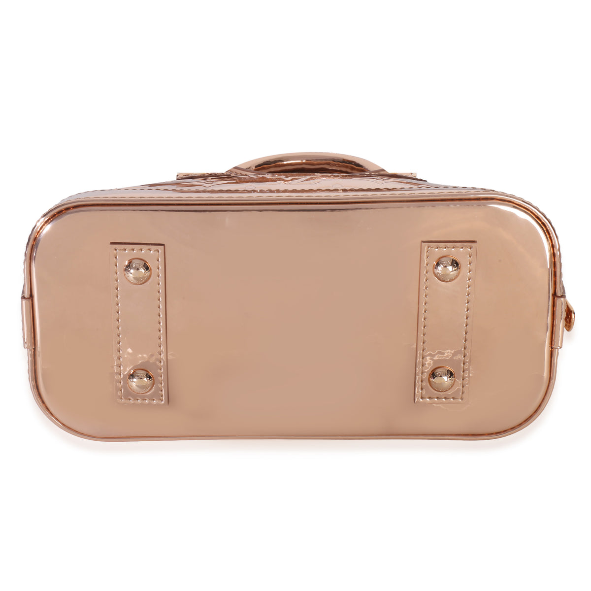 Louis Vuitton Copper Monogram Miroir Alma BB Handbag clasp