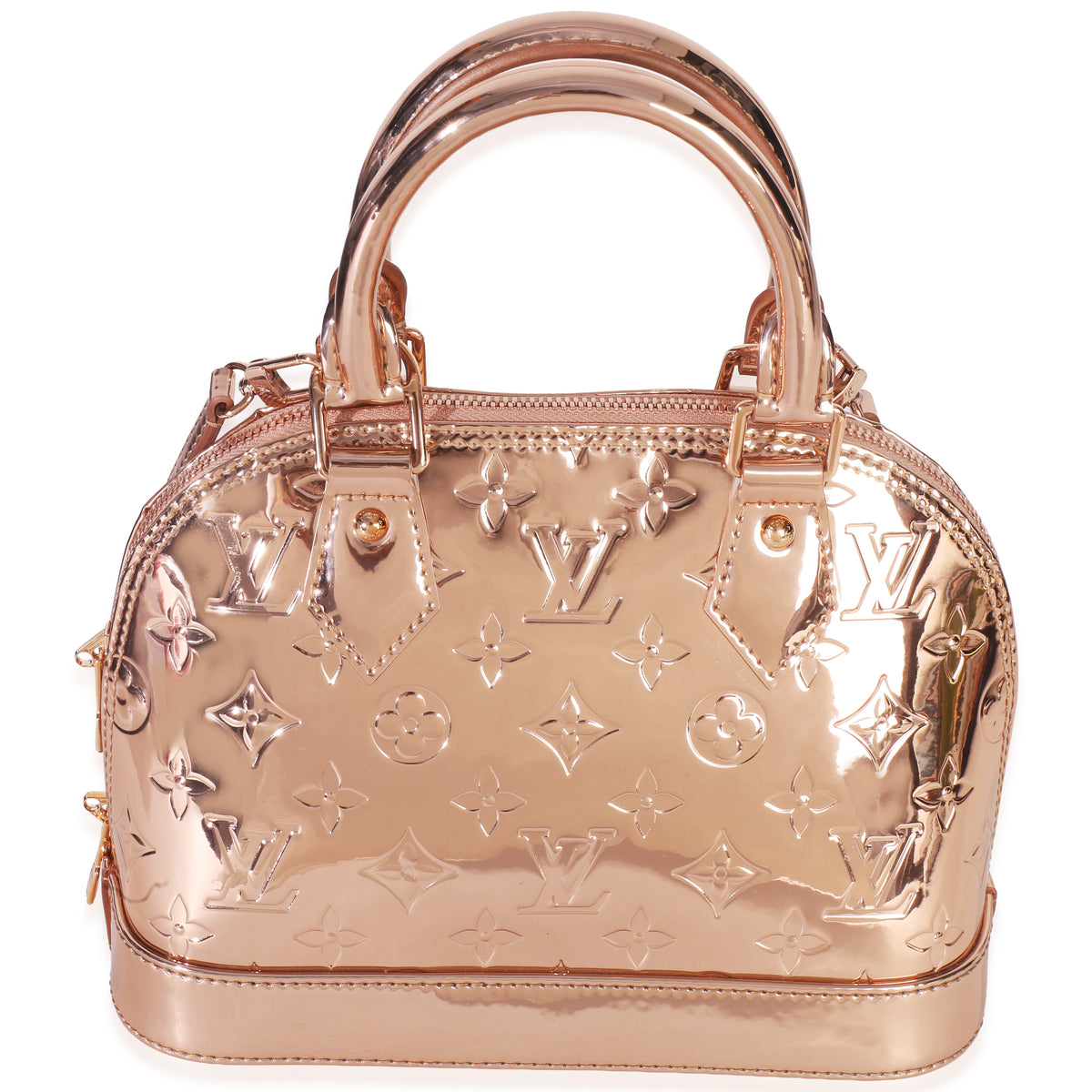 Louis Vuitton Copper Monogram Miroir Alma BB Handbag fv