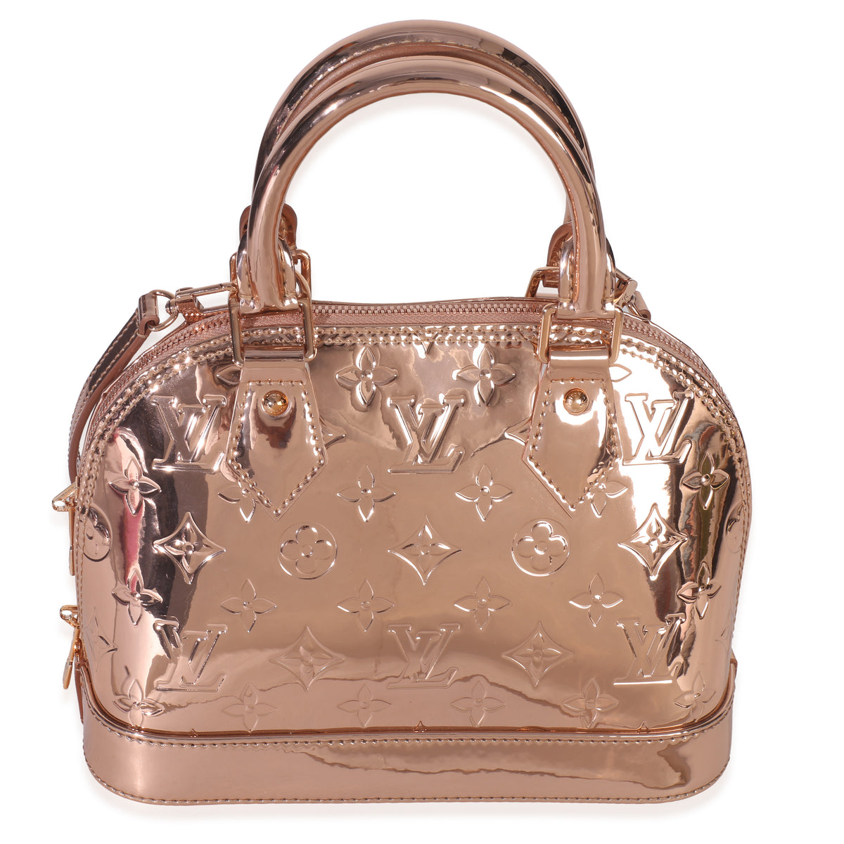 Louis Vuitton Copper Monogram Miroir Alma BB Handbag pv