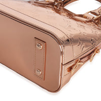 Louis Vuitton Copper Monogram Miroir Alma BB Handbag stamp
