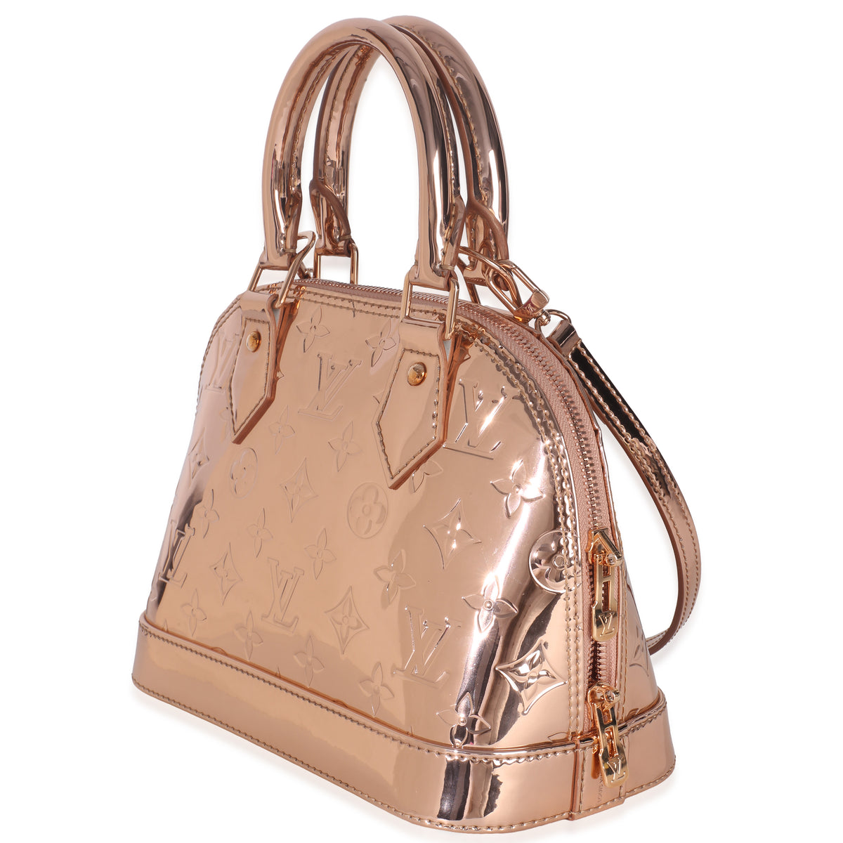 Louis Vuitton Copper Monogram Miroir Alma BB Handbag sv