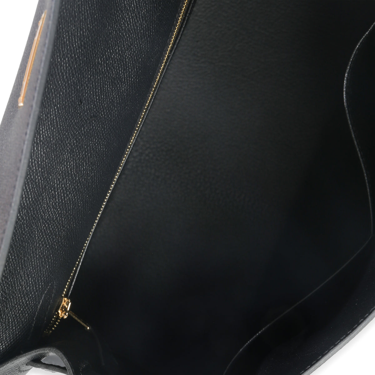 Hermès Black Epsom Sellier Kelly 28 GHW Handbag ad3