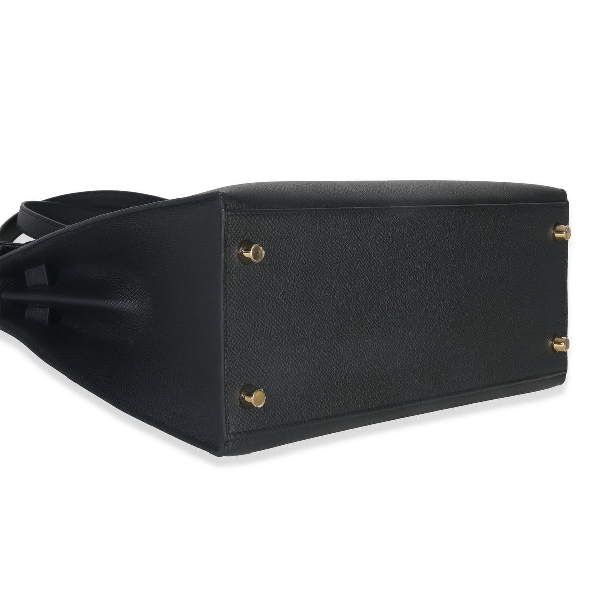 Hermès Black Epsom Sellier Kelly 28 GHW Handbag clasp
