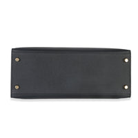 Hermès Black Epsom Sellier Kelly 28 GHW Handbag stamp