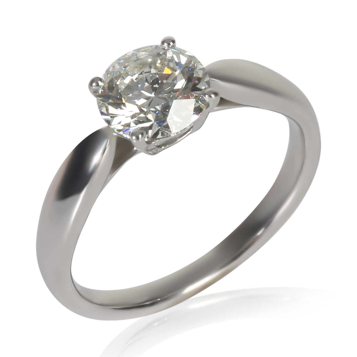 Tiffany & Co. 0.96 ct Round Brilliant Diamond Harmony Engagement Ring bv