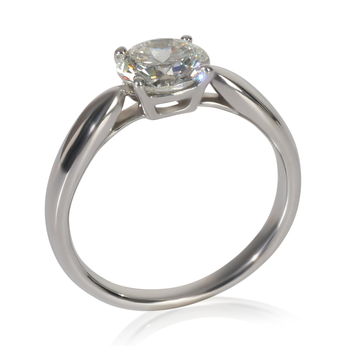 Tiffany & Co. 0.96 ct Round Brilliant Diamond Harmony Engagement Ring clasp