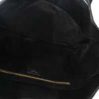Saint Laurent Black Quilted Lambskin Maxi Icare Shopping Tote Handbag ad1