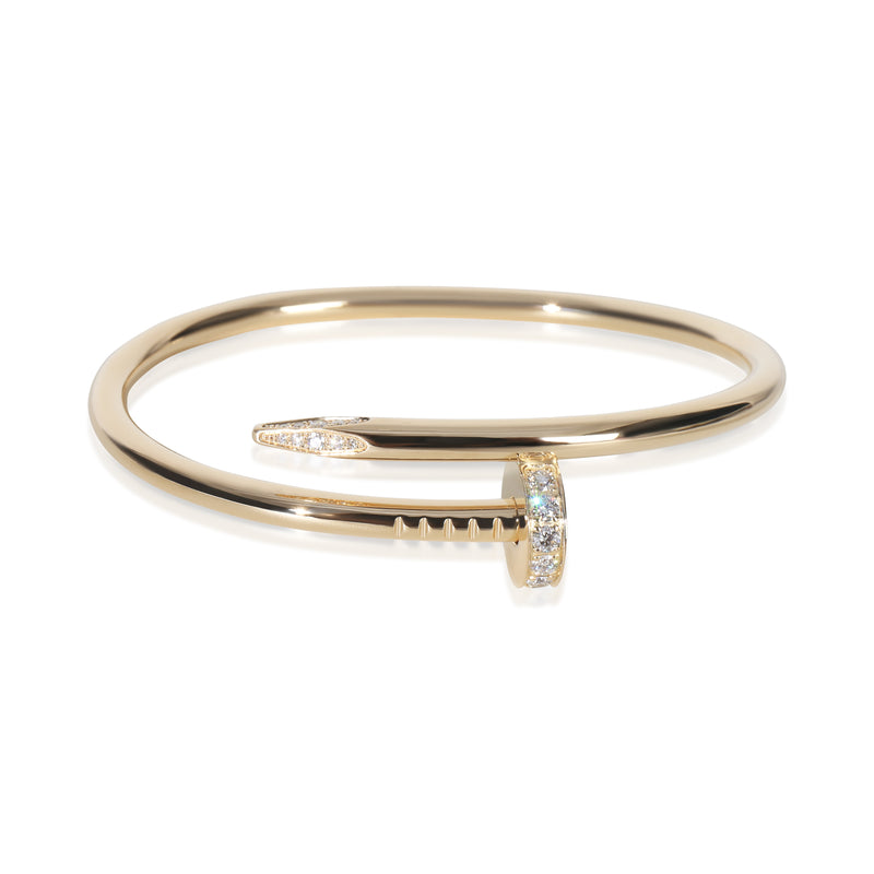 Cartier Yellow Gold Diamond Juste Un Clou Bracelet fv