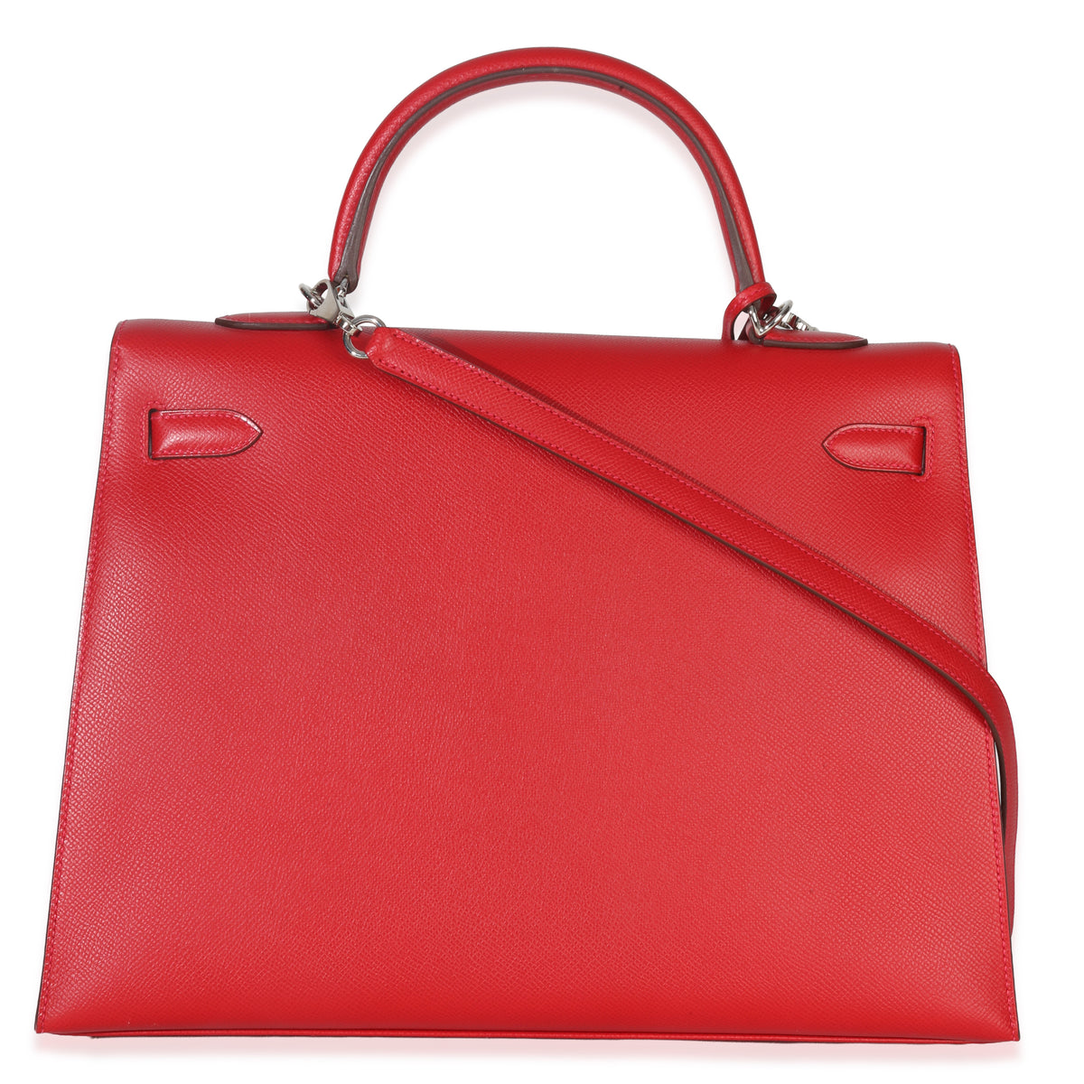 Hermès Rouge Casaque Epsom Sellier Kelly 35 PHW Handbag bv
