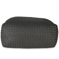 Bottega Veneta Grey Nappa Intrecciato Medium Chain Tote Handbag stamp