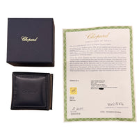 Chopard Rose Gold Mother Of Pearl and Diamond Happy Heart Ring box