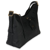 Louis Vuitton Black Giant Monogram Empreinte Carryall PM Handbag bv