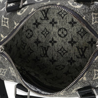 Louis Vuitton Black Monogram Denim Jacquard Speedy Bandouliere 25 Handbag ad1