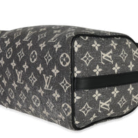 Louis Vuitton Black Monogram Denim Jacquard Speedy Bandouliere 25 Handbag box