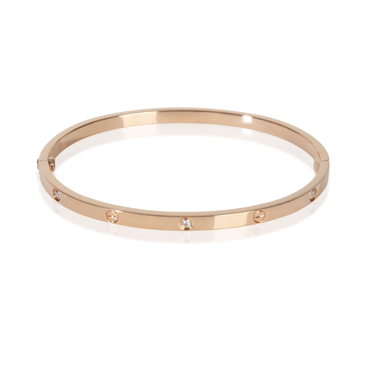 Cartier Rose Gold Diamond Small Model Love Bracelet pv