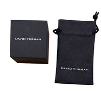 David Yurman White Gold  Forged Carbon Ring box