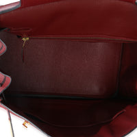 Hermès Rouge Grenat Chevre de Coromandel Birkin 35 GHW Handbag ad2