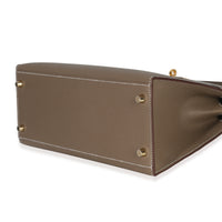 Hermès Etoupe Epsom Sellier Kelly 28 GHW Handbag clasp