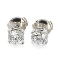 Tiffany & Co. Platinum Diamond Stud Earrings bv