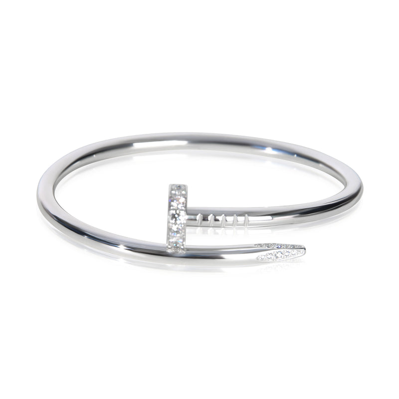 Cartier White Gold Diamond Juste Un Clou Bracelet fv