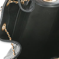 Chanel 26P Black Quilted Caviar Mini  25 Hobo Handbag Handbag ad1