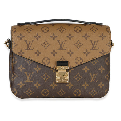 Louis Vuitton Reverse Monogram Pochette Metis Handbag fv