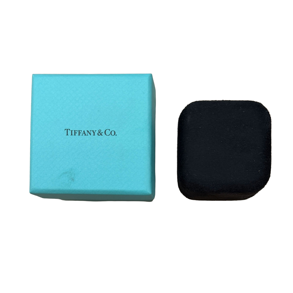 Tiffany & Co. White Gold Diamond Tiffany T Wire Ring box